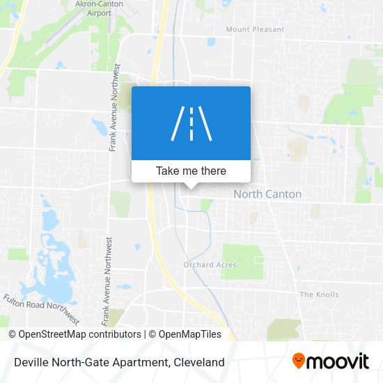Deville North-Gate Apartment map
