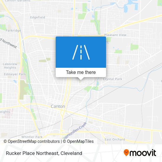 Rucker Place Northeast map