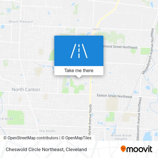 Cheswold Circle Northeast map