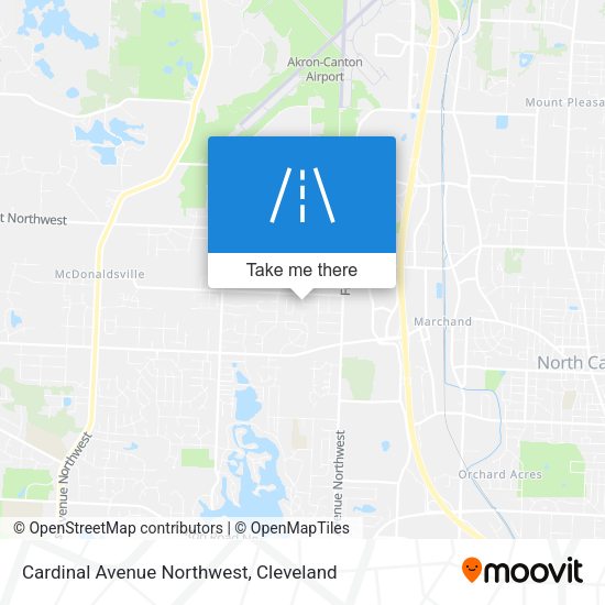 Mapa de Cardinal Avenue Northwest