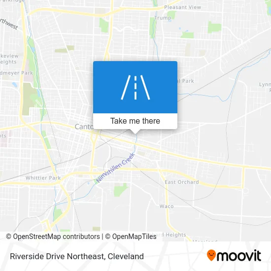 Riverside Drive Northeast map