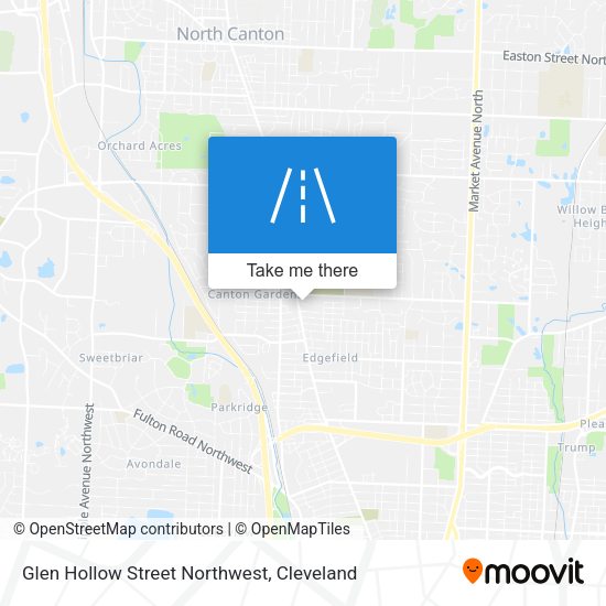 Mapa de Glen Hollow Street Northwest