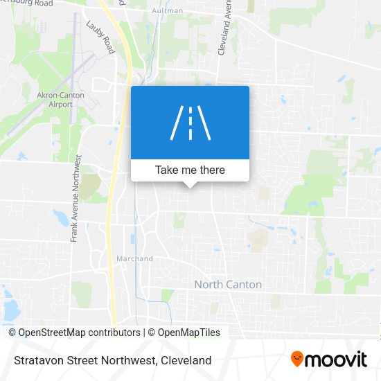 Mapa de Stratavon Street Northwest