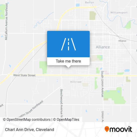 Charl Ann Drive map