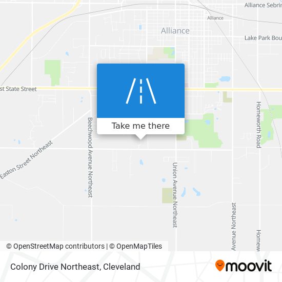 Mapa de Colony Drive Northeast