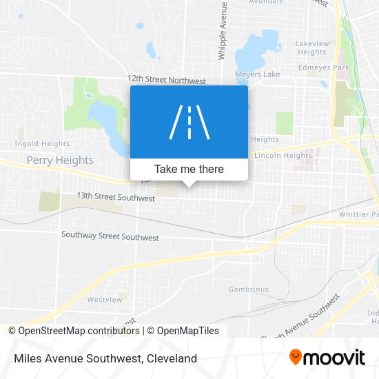 Mapa de Miles Avenue Southwest