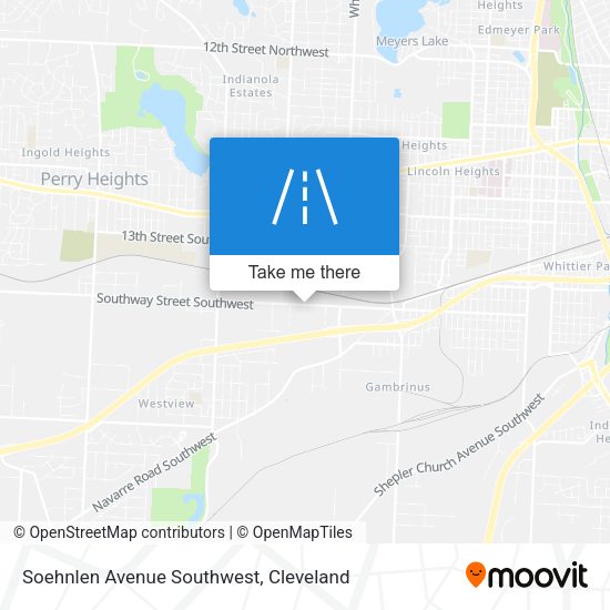 Soehnlen Avenue Southwest map