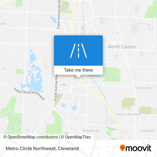 Metro Circle Northwest map