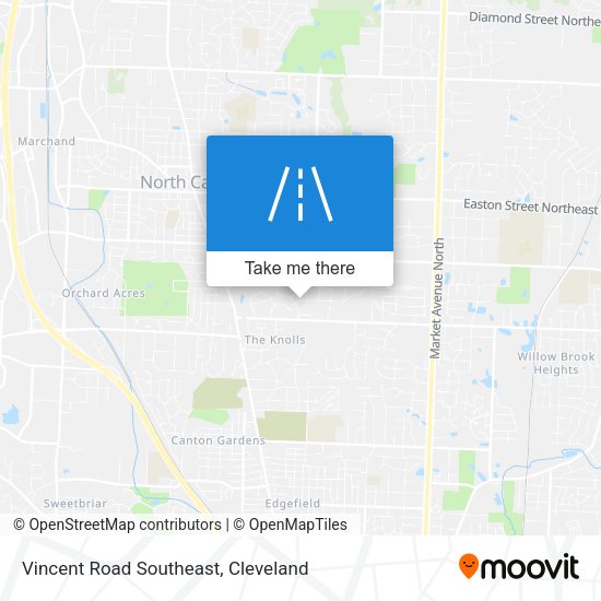Mapa de Vincent Road Southeast