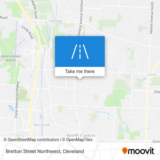 Bretton Street Northwest map