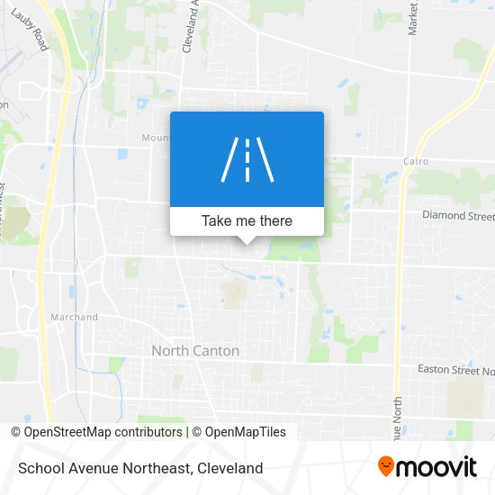 School Avenue Northeast map