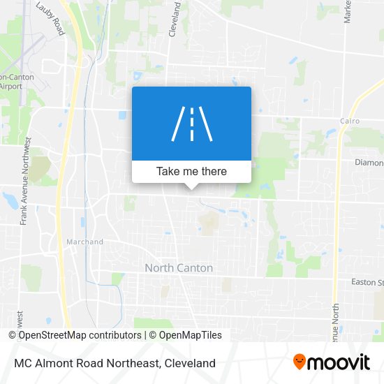 MC Almont Road Northeast map
