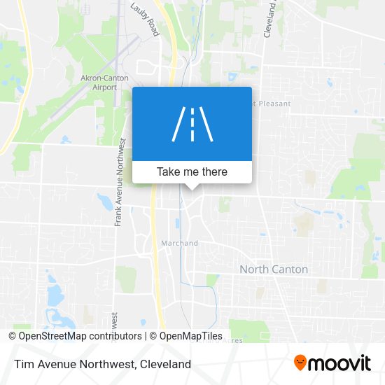 Tim Avenue Northwest map