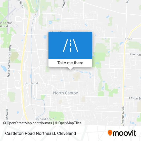 Mapa de Castleton Road Northeast
