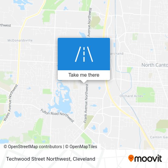 Mapa de Techwood Street Northwest