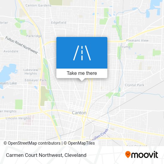 Carmen Court Northwest map