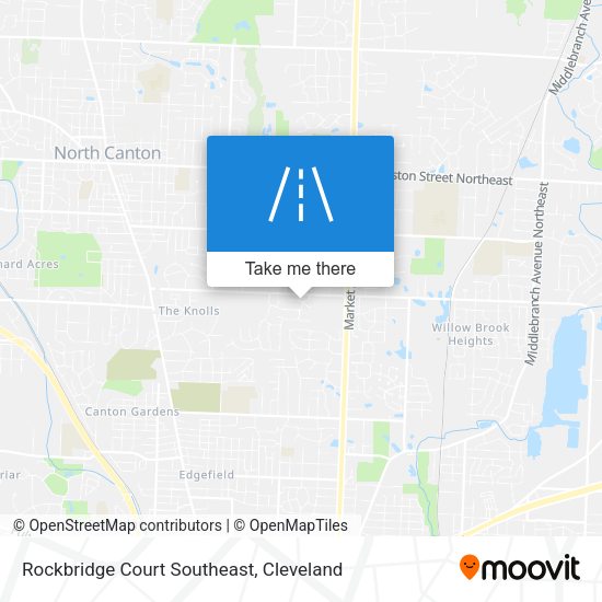 Rockbridge Court Southeast map