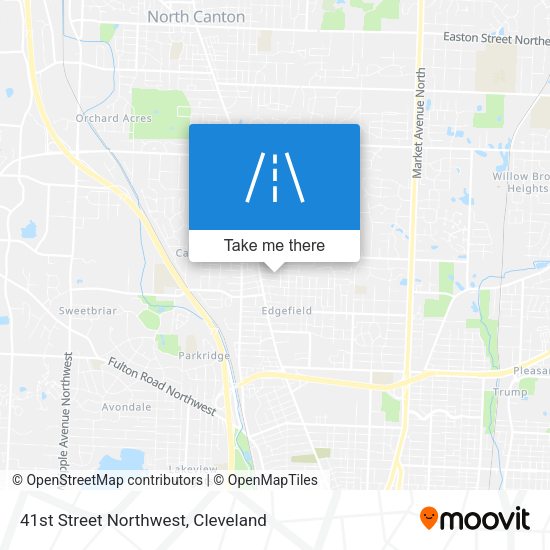 Mapa de 41st Street Northwest