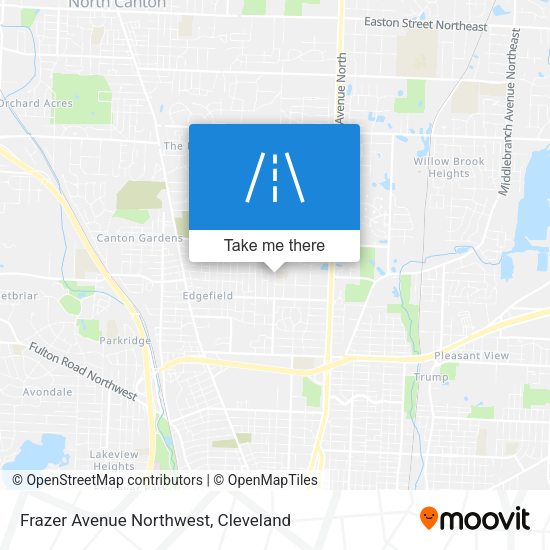 Frazer Avenue Northwest map