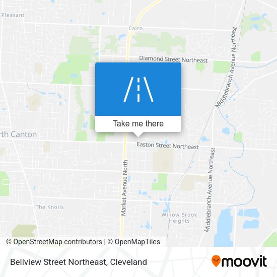 Bellview Street Northeast map