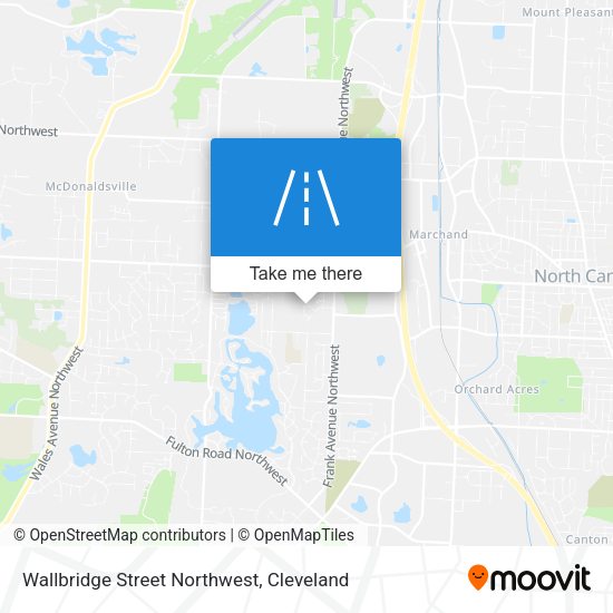 Mapa de Wallbridge Street Northwest