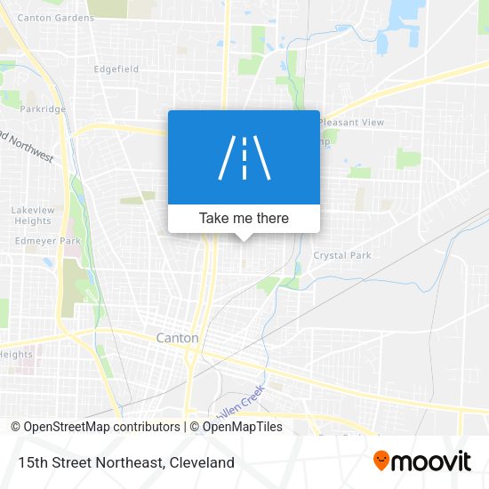 15th Street Northeast map