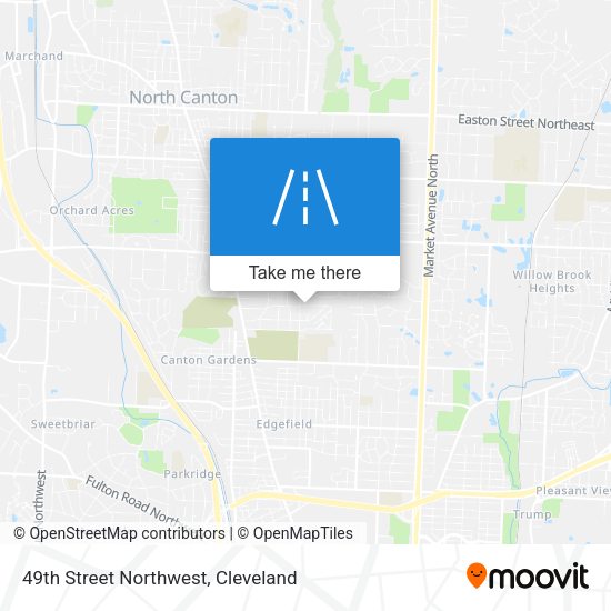 49th Street Northwest map