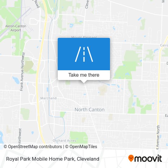 Royal Park Mobile Home Park map