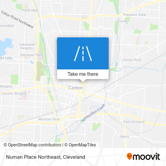 Numan Place Northeast map