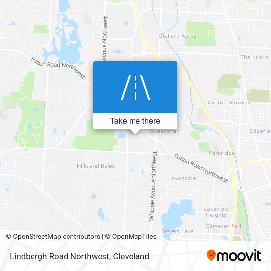 Mapa de Lindbergh Road Northwest
