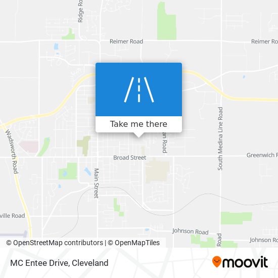 MC Entee Drive map