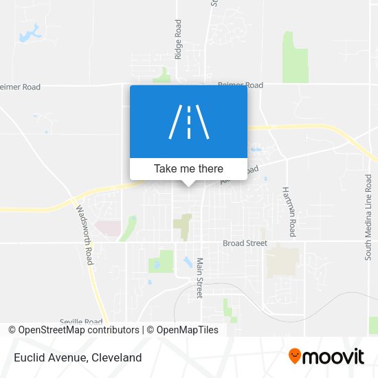Mapa de Euclid Avenue