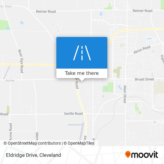 Eldridge Drive map