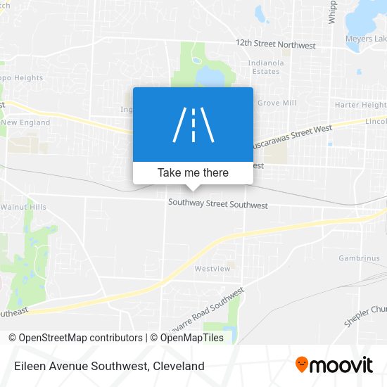 Eileen Avenue Southwest map