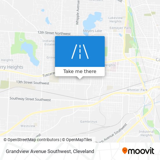 Mapa de Grandview Avenue Southwest