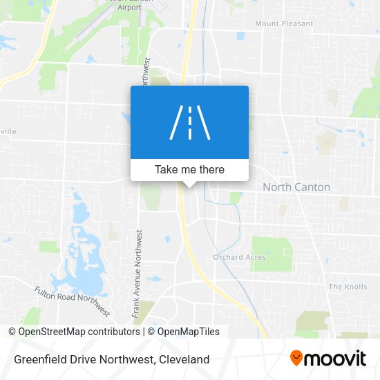 Mapa de Greenfield Drive Northwest