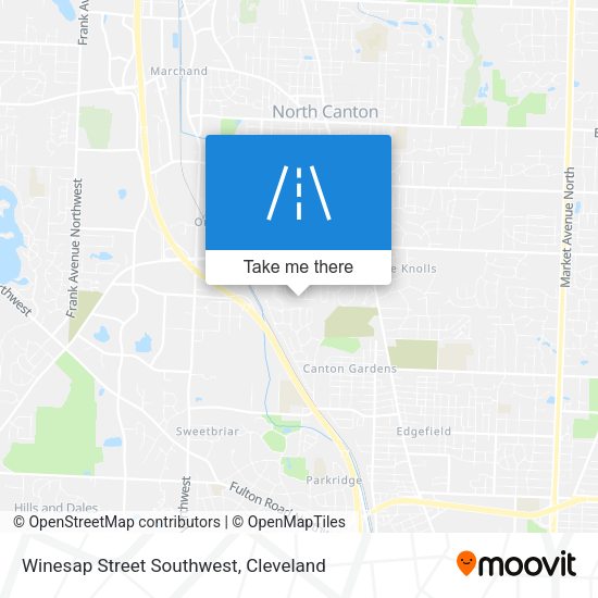 Mapa de Winesap Street Southwest