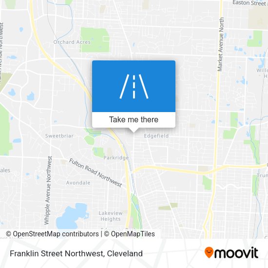 Mapa de Franklin Street Northwest