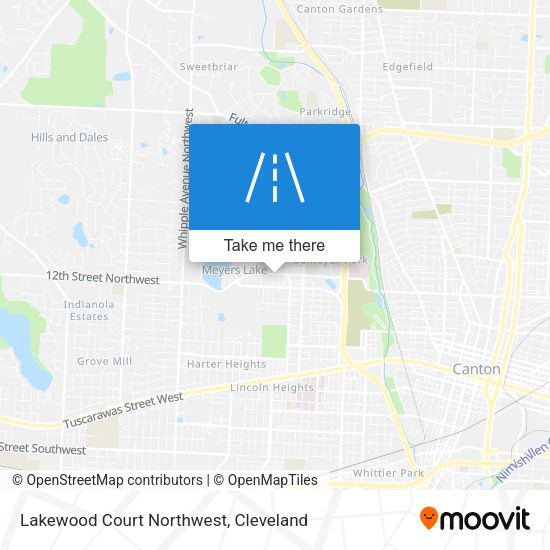 Lakewood Court Northwest map