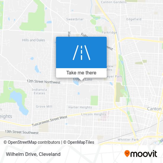 Mapa de Wilhelm Drive