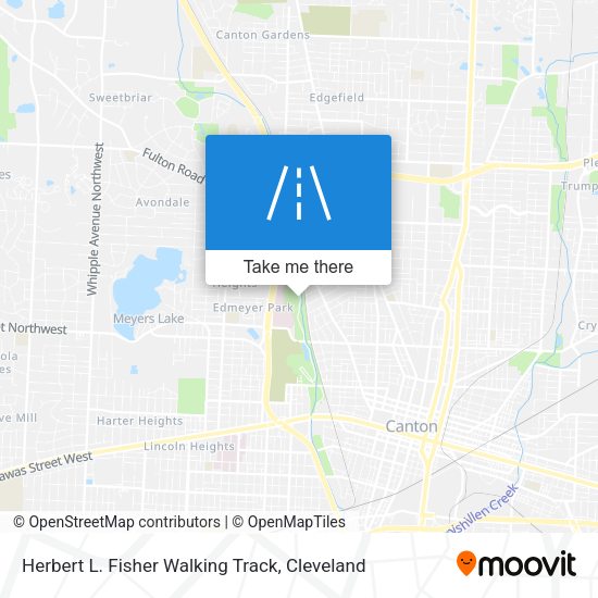 Mapa de Herbert L. Fisher Walking Track