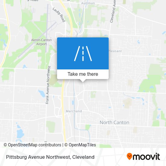 Pittsburg Avenue Northwest map