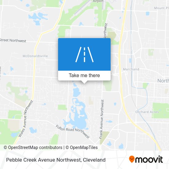 Pebble Creek Avenue Northwest map