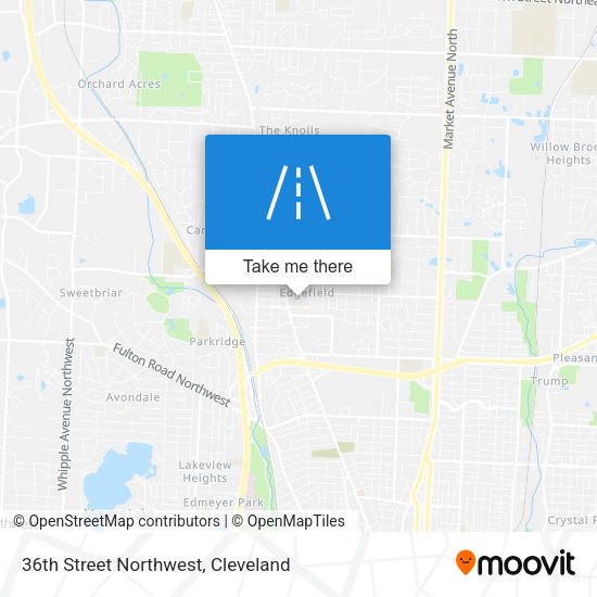 Mapa de 36th Street Northwest
