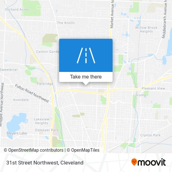 31st Street Northwest map
