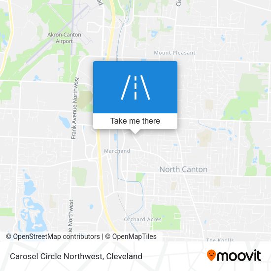 Mapa de Carosel Circle Northwest
