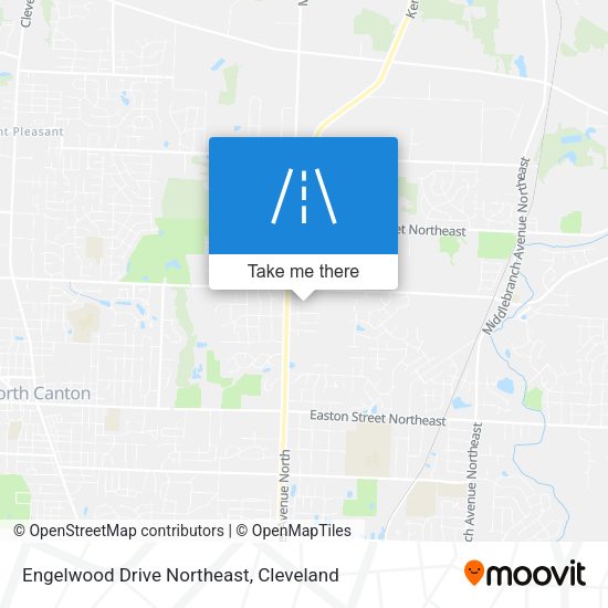 Mapa de Engelwood Drive Northeast