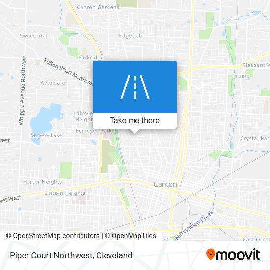 Piper Court Northwest map
