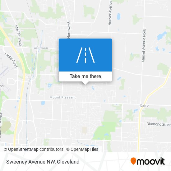 Mapa de Sweeney Avenue NW