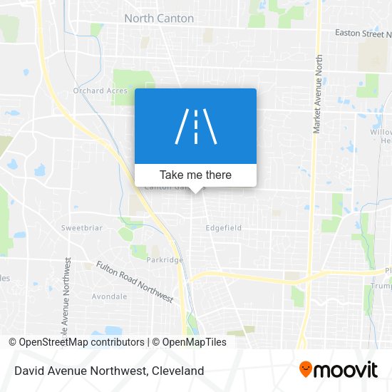 David Avenue Northwest map